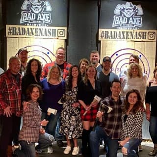 Axe Throwing Experience with Private Lane and Coach in Nashville