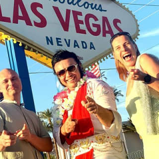 Get Married by Elvis at Las Vegas Sign with Photos lncluded