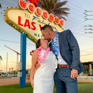 Get Married by Elvis at Las Vegas Sign with Photos lncluded