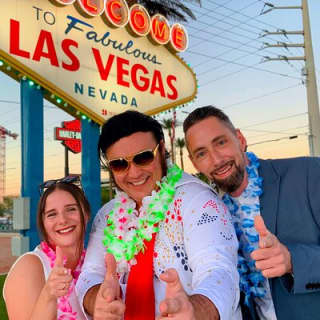 Get Married by Elvis at Las Vegas Sign with Photos lncluded