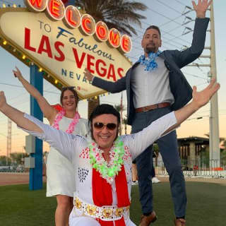 Get Married by Elvis at Las Vegas Sign with Photos lncluded