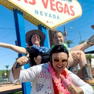 Get Married by Elvis at Las Vegas Sign with Photos lncluded