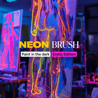 Neon Brush Erotic: Adults-Only Neon Painting Workshop