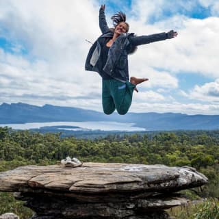 Grampians National Park and Kangaroos visiting MacKenzie Falls from Melbourne