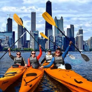 Chicago's Lake Michigan Downtown Kayak Rental at Ohio Street Beach