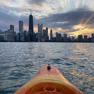 Chicago's Lake Michigan Downtown Kayak Rental at Ohio Street Beach