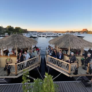 Lilo Floating Tiki Bar on the Ottawa River