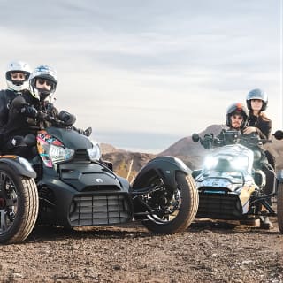 Couples Private Guided Red Rock Tour On A CanAm Trike