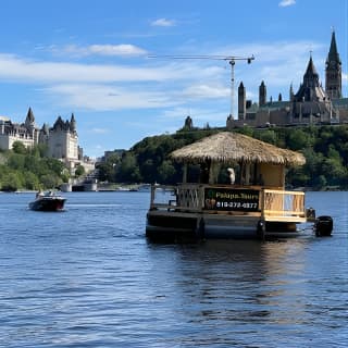 Lilo Floating Tiki Bar on the Ottawa River