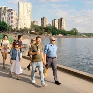 Sunset Walk & Happy Hour Tour at Vancouver's English Bay