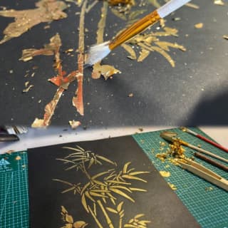 Gold Leaf Painting DIY Workshop