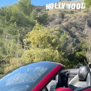 Ferrari California T Private Tour to Hollywood Sign View Point