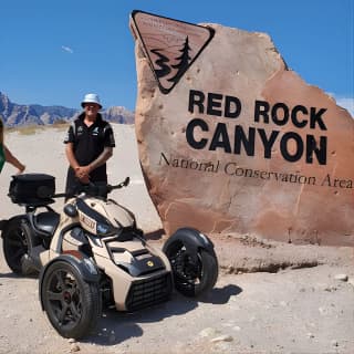 Couples Private Guided Red Rock Tour On A CanAm Trike