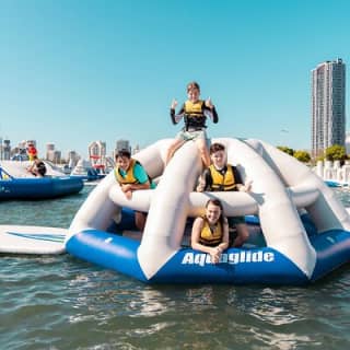GC Aqua Park 50 Minute Inflatable Water Park Activity, Southport