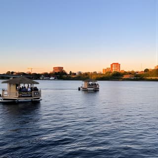 Lilo Floating Tiki Bar on the Ottawa River