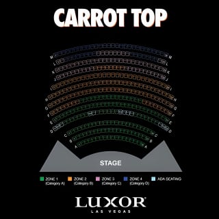 Carrot Top at the Luxor Hotel and Casino