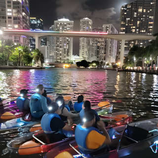 L.E.D. Light Kayak Miami City Lights