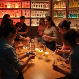 Taller de Coctelería Pisco Sour en la ESCOM