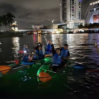 L.E.D. Light Kayak Miami City Lights