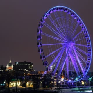 ﻿Guided night tour of Montreal with admission to the Giant Ferris Wheel