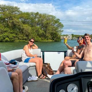 Private Lake Austin Boat Cruise - Full Sun Shading Available