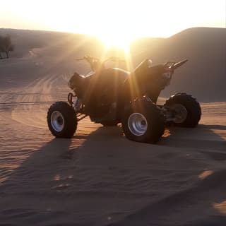 Private Sunrise Quad Bike in Dubai-Al Ain Road