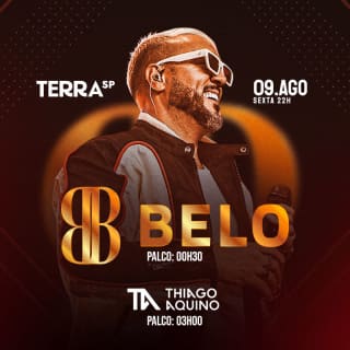 Belo e Thiago Aquino em São Paulo