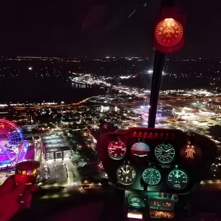 Exclusive Helicopter Night Tour: Orlando Parks (31 or 48 miles)