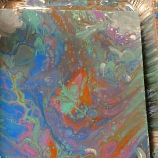 Acrylic Pour Painting Class in Estes Park, Colorado