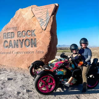 Couples Private Guided Red Rock Tour On A CanAm Trike