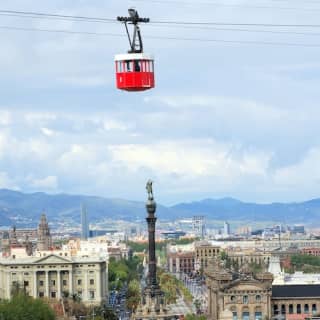 Teleférico de Barcelona: Ida y vuelta desde la playa de la Barceloneta