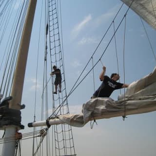 NYC Statue of Liberty Tall Ship Sail aboard Clipper City