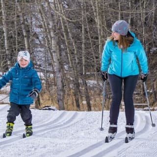 Cross Country Ski Lesson in Kananaskis, Canada