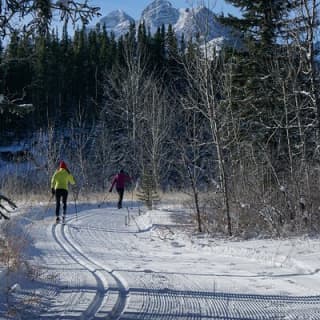 Cross Country Ski Lesson in Kananaskis, Canada