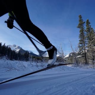 Cross Country Ski Lesson in Kananaskis, Canada