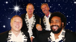 4 Poofs and a Piano Garden Party