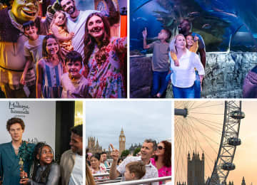 Madame Tussauds, London Eye, SEA LIFE Aquarium, Shrek's Adventure! & Big Bus 2