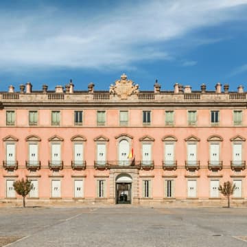 Family visit to the Royal Palace of Riofrío 1