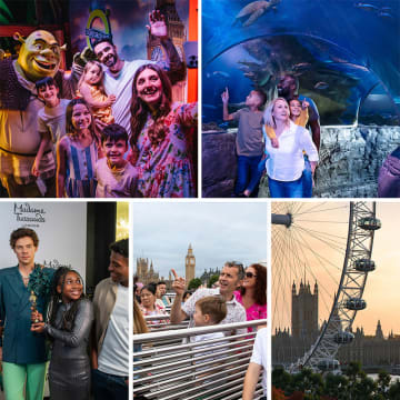 Madame Tussauds, London Eye, SEA LIFE Aquarium, Shrek's Adventure! & Big Bus 2