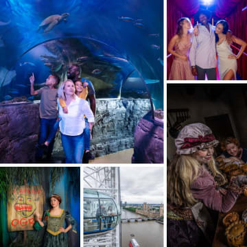 The London Dungeon + London Eye + Madame Tussauds + SEA LIFE + Shrek’s Adventure! 2