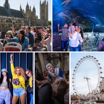 Madame Tussauds, London Eye, Dungeon, SEA LIFE Aquarium & Big Bus 2
