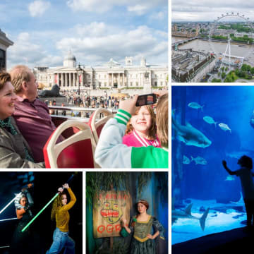Shrek's Adventure! London + London Eye + Madame Tussauds London + SEA LIFE London Aquarium + Big Bus 1