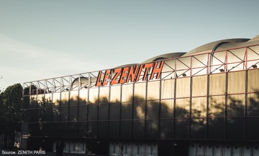 ZENITH PARIS - LA VILLETTE 1