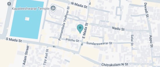18,19, 20,21,22, East Mada Street, Mylapore, Chennai, 600004