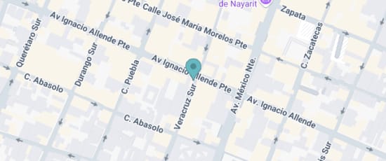 Av Ignacio Allende Pte, 49, esquina con Veracruz 97, Centro, Tepic, 63000