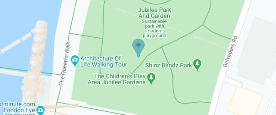 Jubilee Gardens, off Belvedere Road, London, SE1 8XX