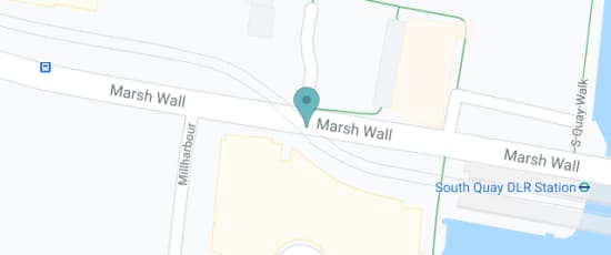 Hilton London Canary Wharf, South Quay, Marsh Wall, E14 9SH