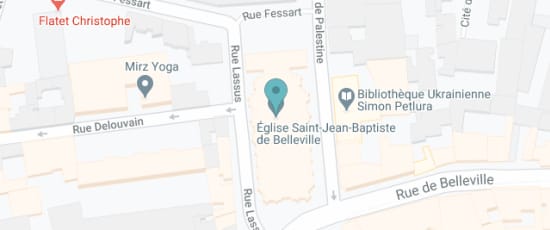 Eglise Saint-Jean Baptiste de Belleville, 75019