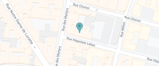 12 Rue Hippolyte Lebas
Code : 57208 
Bâtiment B
1ère Étage Gauche, 75009