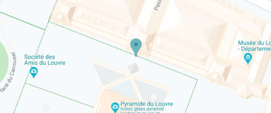 Cour Napoléon et Pyramide du Louvre, 75001